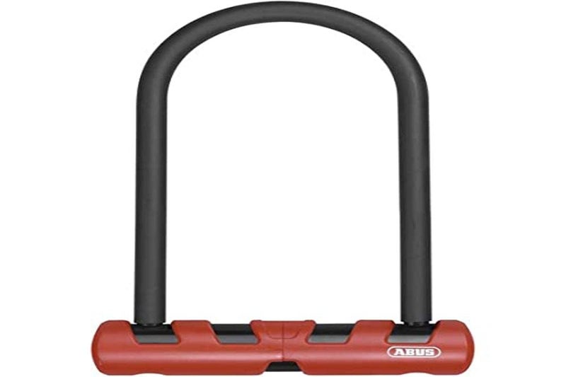 أباس ABUS Ultimate 420 U-Lock + USH Bracket - قفل الدراجة مع تكبل دائري ودعامة - مستوى الأمان ABUS 12-230 مم ارتفاع القيد، أسود - Image 1